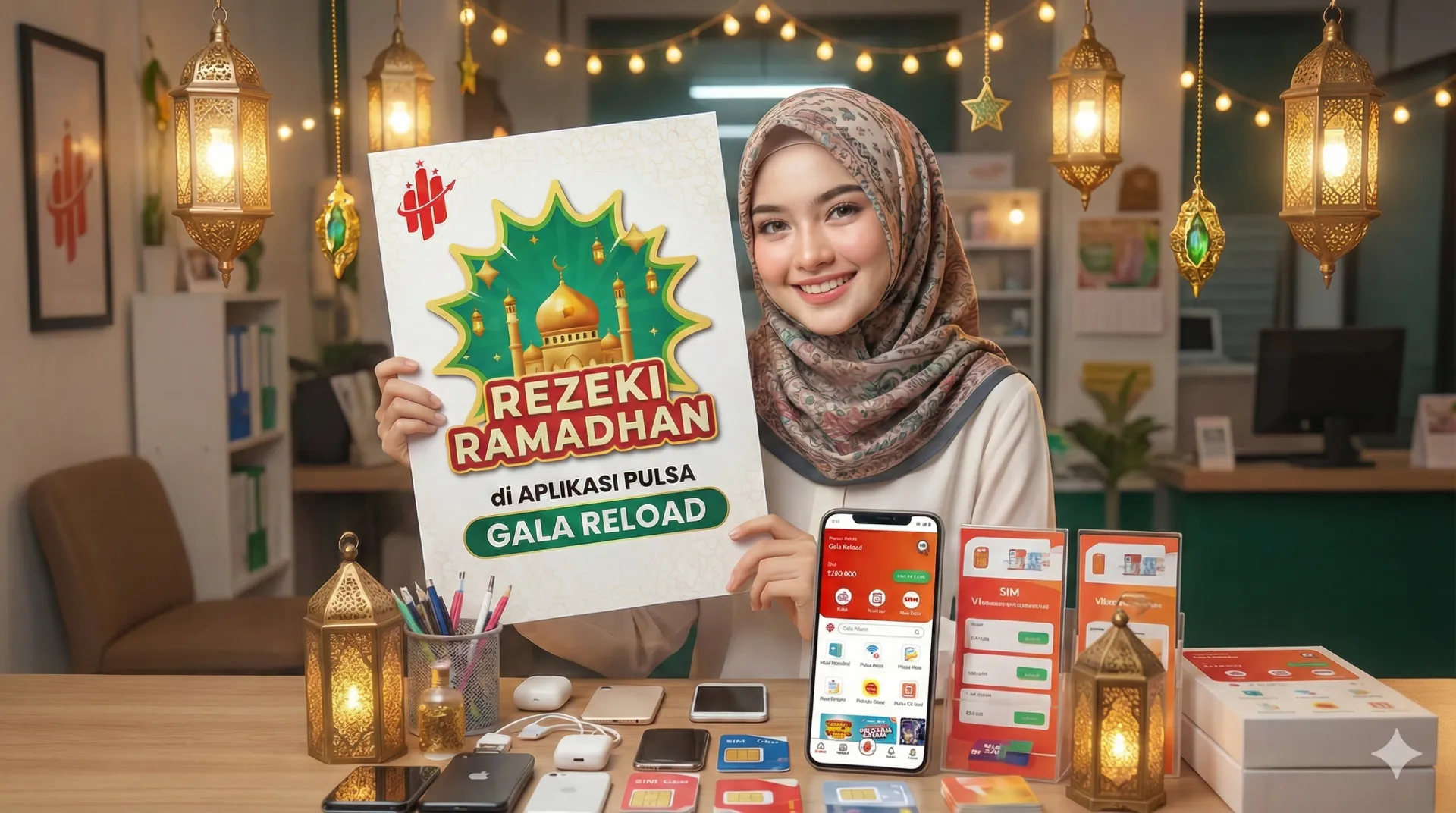 Rezeki Ramadhan di Gala Reload: Untung Jualan + Hadiah dari Aplikasi Pulsa Termurah, Tercepat